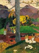 Paul Gauguin Mata Mua France oil painting artist
